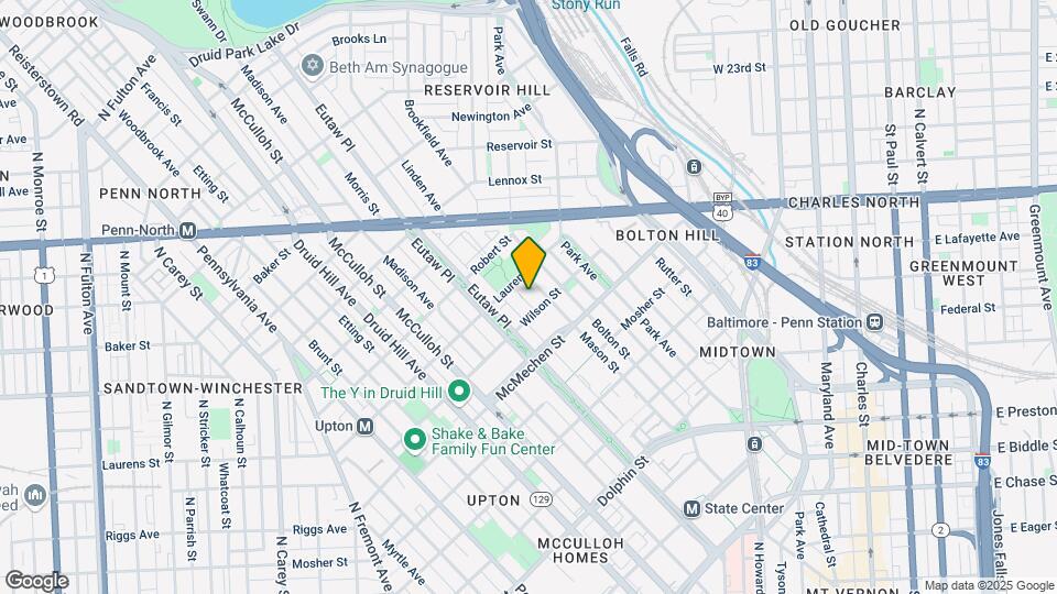 1717 Linden Ave Map and Location Details