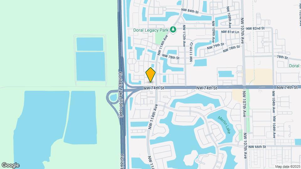 11412 NW 74th Ter Map and Location Details