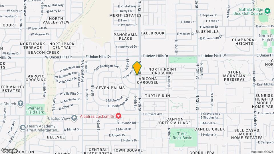 18231 N 6th St Mapa y Detalles de la Ubicación