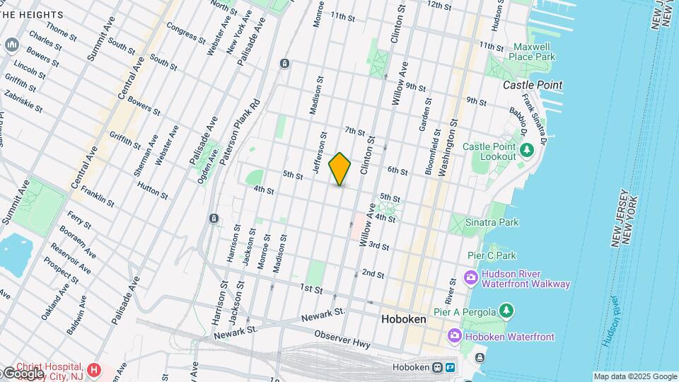 416 Grand St Map and Location Details