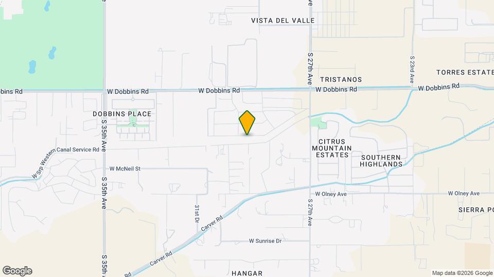 2923 W Monte Way Map and Location Details