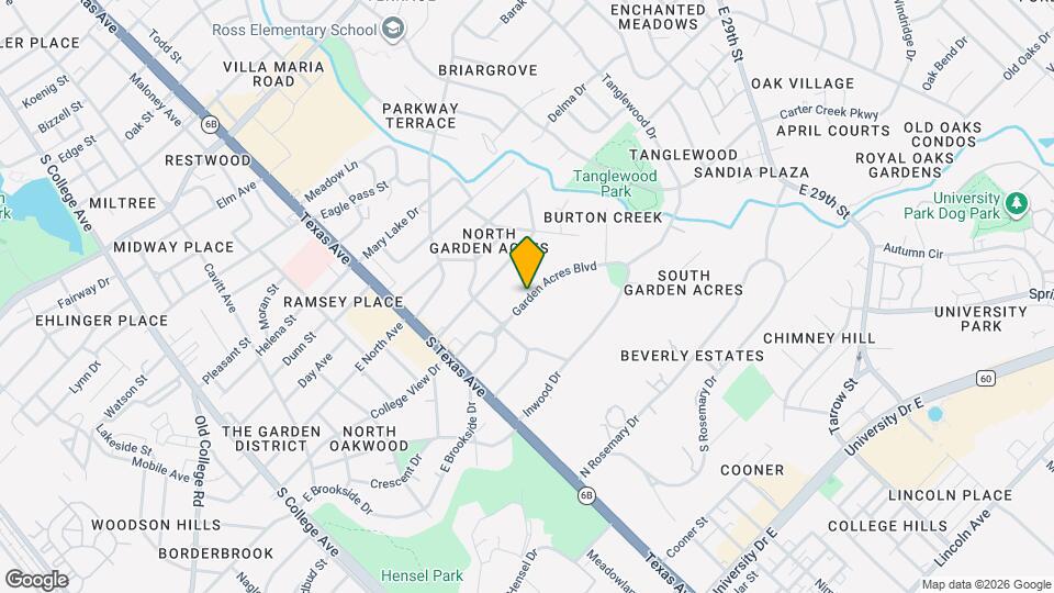 LATE JULY MOVE IN!  Adorable 3 Bedroom 2 Bathroom House Map and Location Details