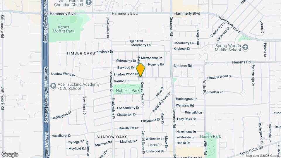 10202 Raritan Dr Map and Location Details
