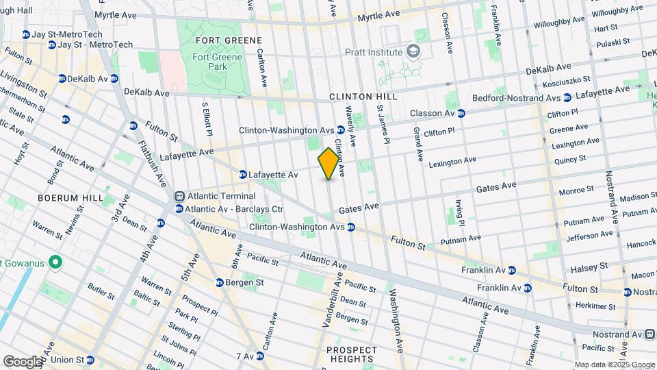 410 Vanderbilt Ave Map and Location Details