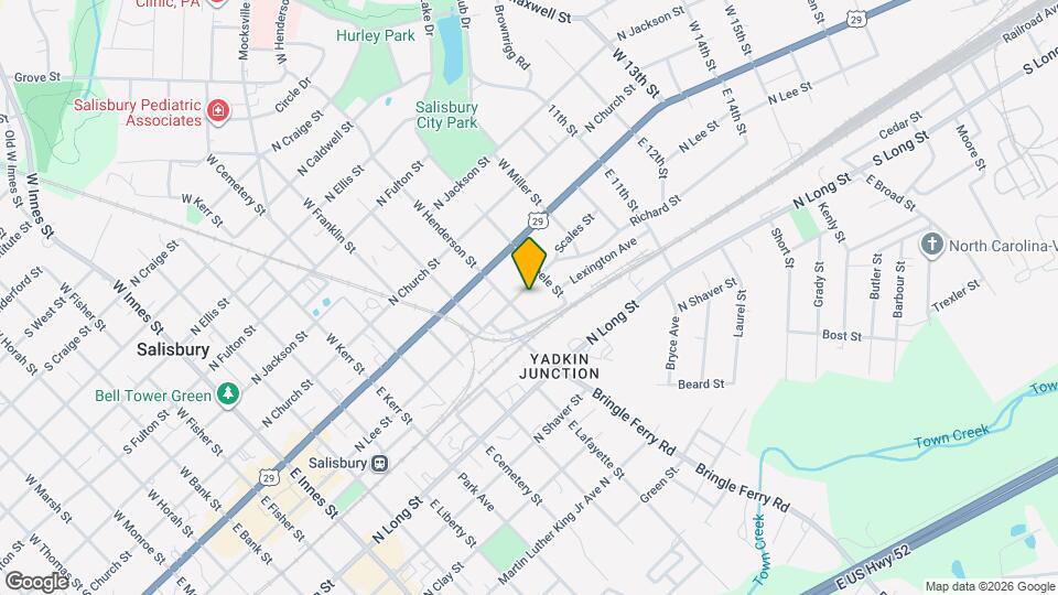 813 N Lee St Map and Location Details