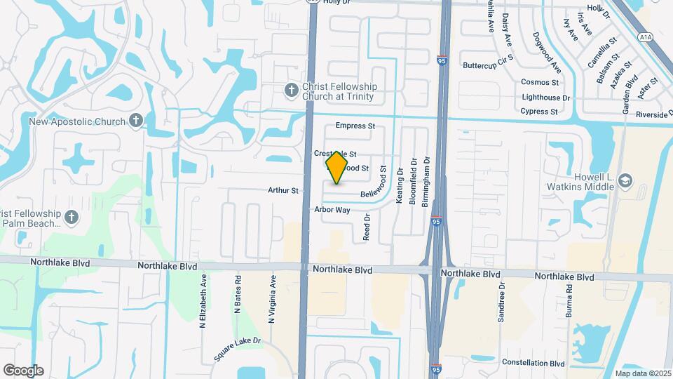 4389 Bellewood St Mapa y Detalles de la Ubicación
