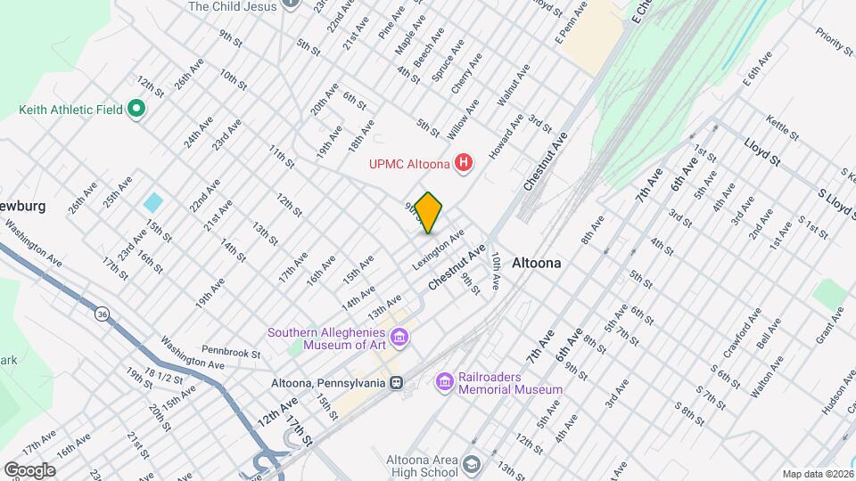 1401 9th St, Unit 1 Map and Location Details