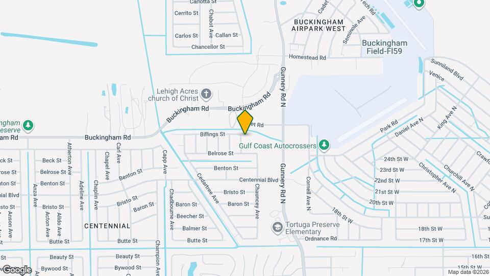 1126 Calmar Ave Map and Location Details