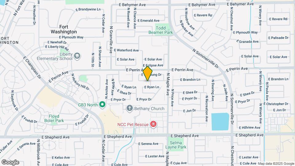 1807 E Brandon Ln Map and Location Details