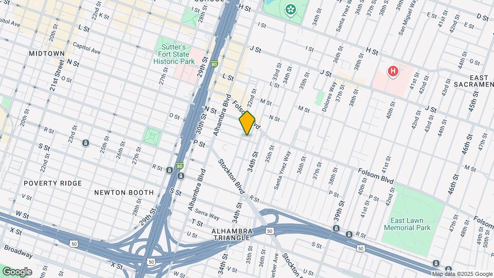 3207 O St-Unit -1 Map and Location Details