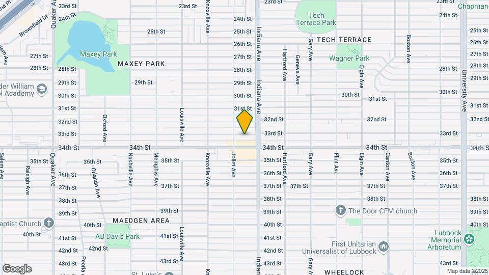 3411 33rd St Map and Location Details