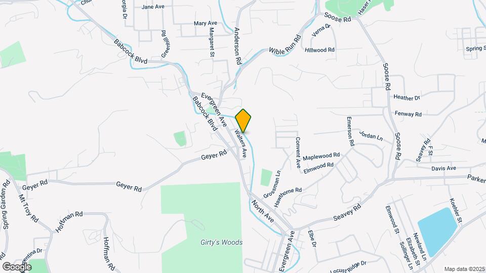 1418 Walters Ave Map and Location Details