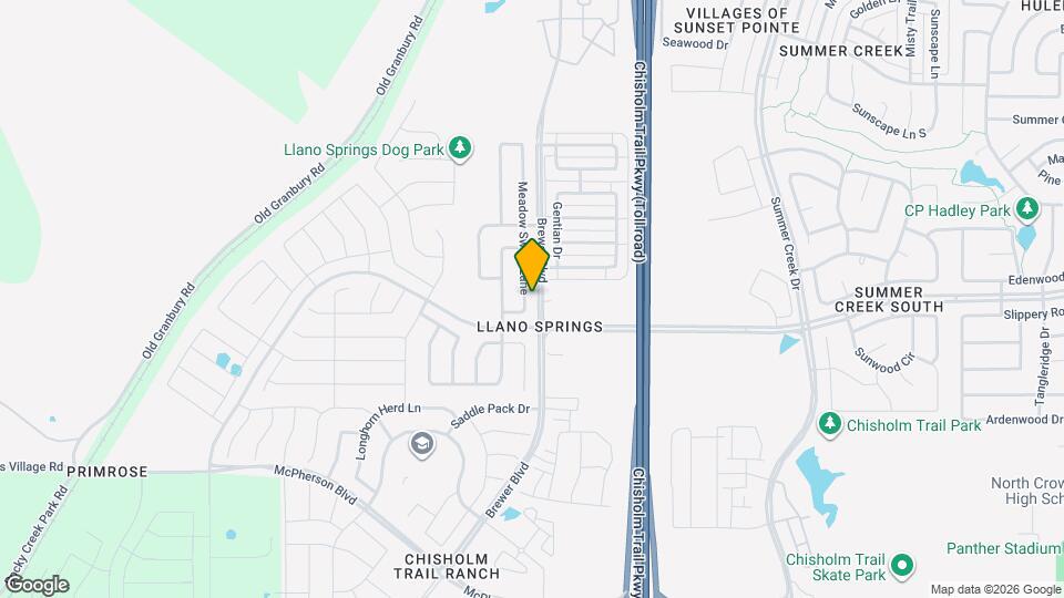 8521 Meadow Sweet Lane Map and Location Details