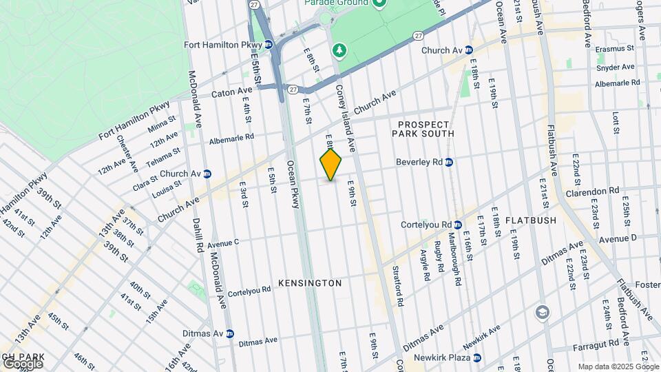 280 E 8th St Map and Location Details