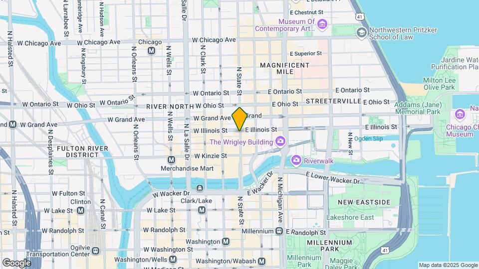 460 N State St Map and Location Details