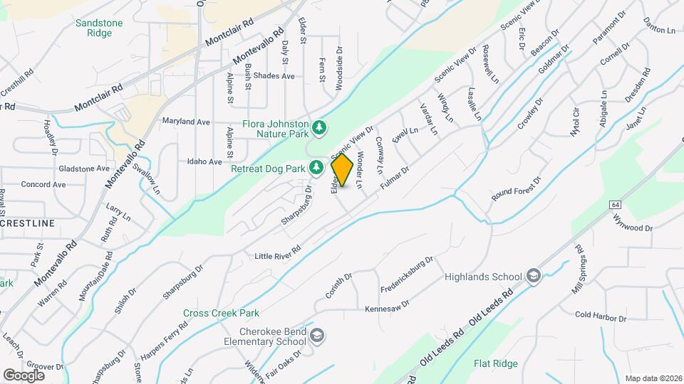 531 Elder St Map and Location Details