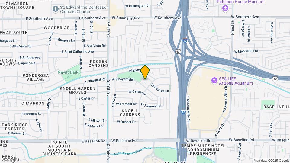 2366 W Desiree Ln Map and Location Details
