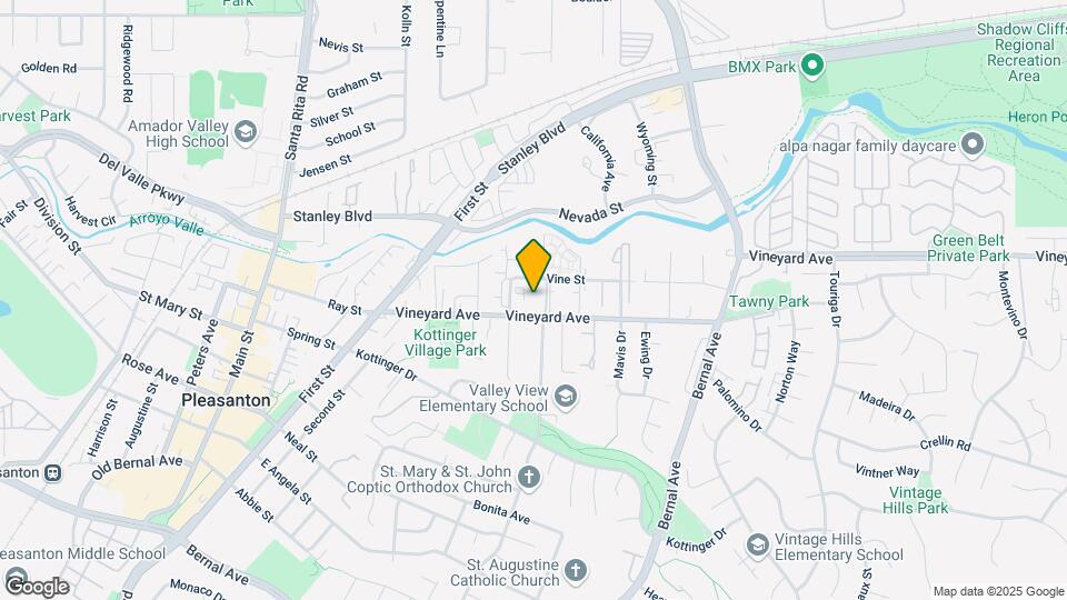 3849 Vineyard Ave Map and Location Details