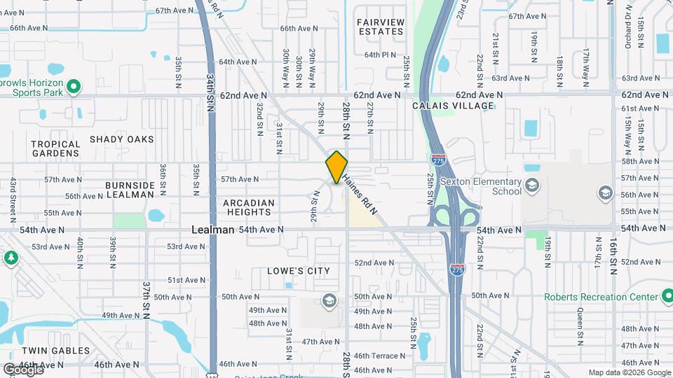 5633 Crissman Dr N, Unit c4 Mapa y Detalles de la Ubicación