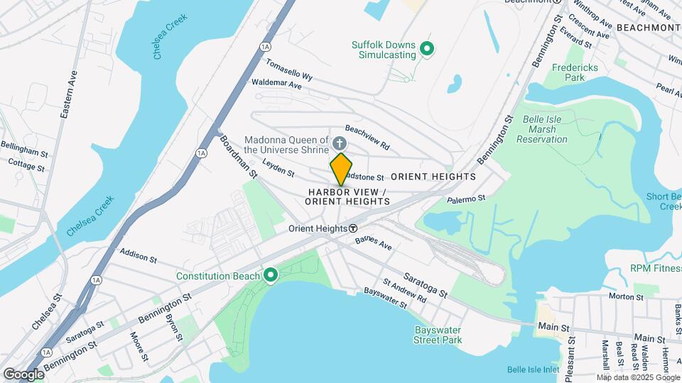 163 Leyden St, Unit 2 Map and Location Details