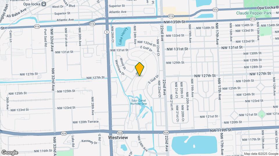 12612 NW 23rd Pl Map and Location Details