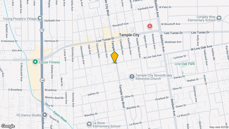 9574 E Live Oak Ave Map and Location Details