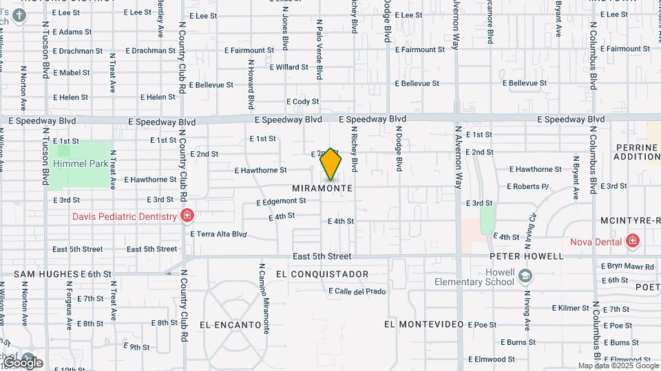 3525 E 3rd St Map and Location Details