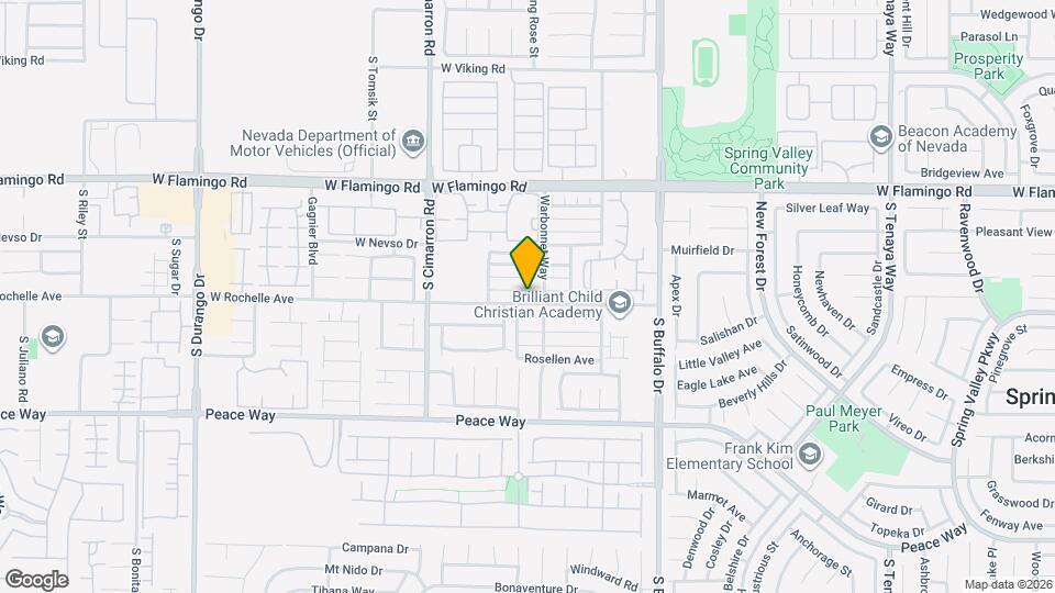 8031 Dorinda Ave Mapa y Detalles de la Ubicación