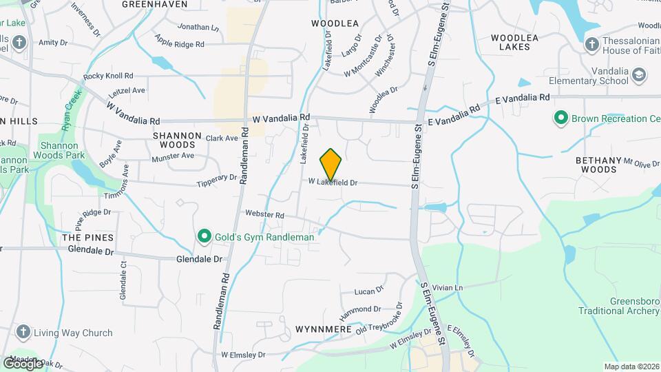 135 W Lakefield Dr Mapa y Detalles de la Ubicación