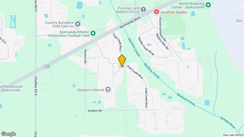 2661 Fox Creek Dr E Map and Location Details
