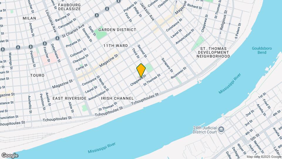 2714 Chippewa St Map and Location Details