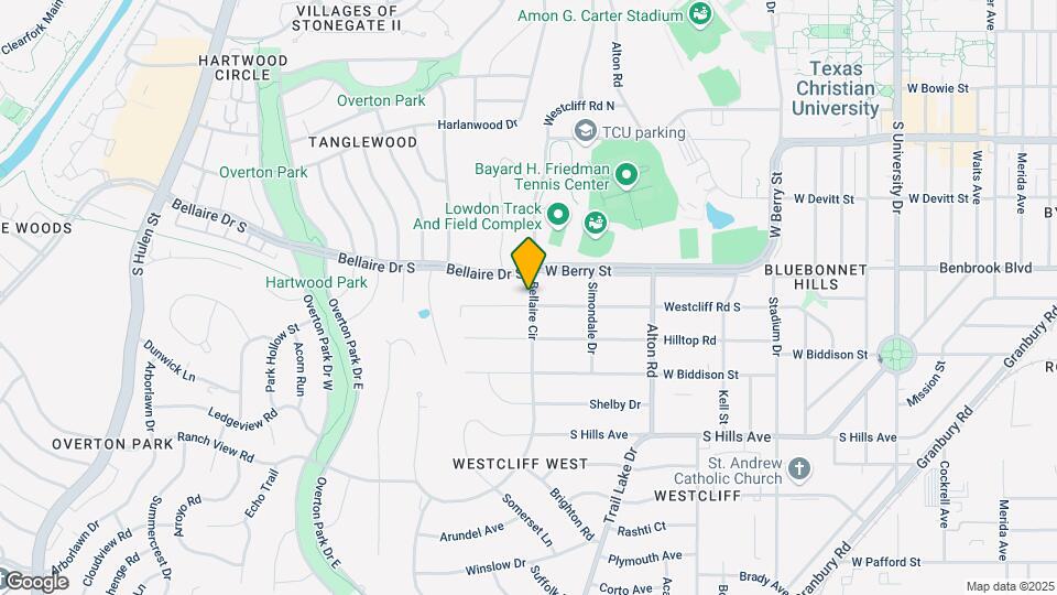 3800 Westcliff Rd S Map and Location Details