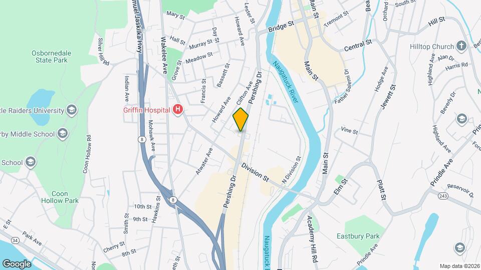 47 Pershing Dr Map and Location Details