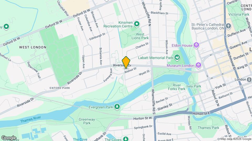 136 Walnut St Map and Location Details