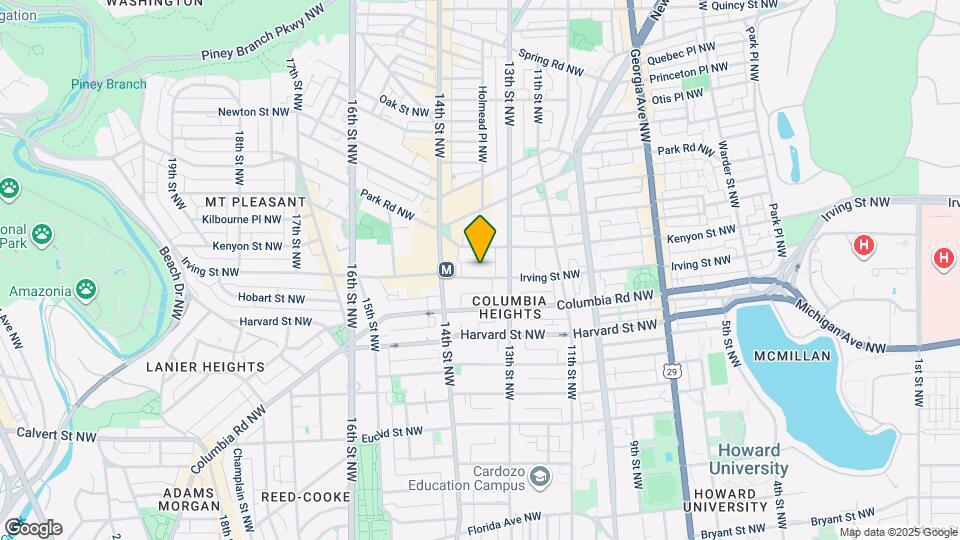 1331 Irving St NW Map and Location Details