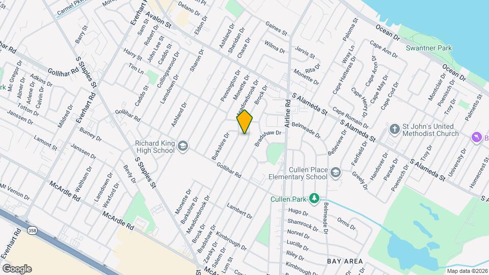 722 Brock Dr Map and Location Details