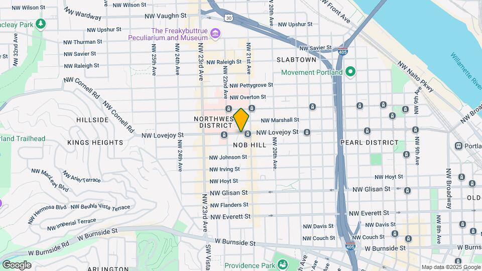 2130-2138 NW Lovejoy St Map and Location Details