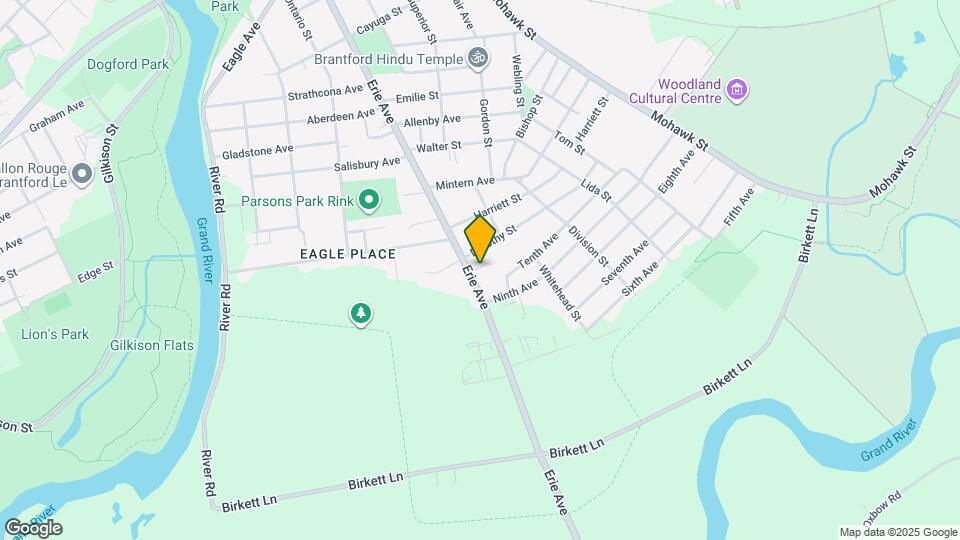 318 Erie Ave Map and Location Details