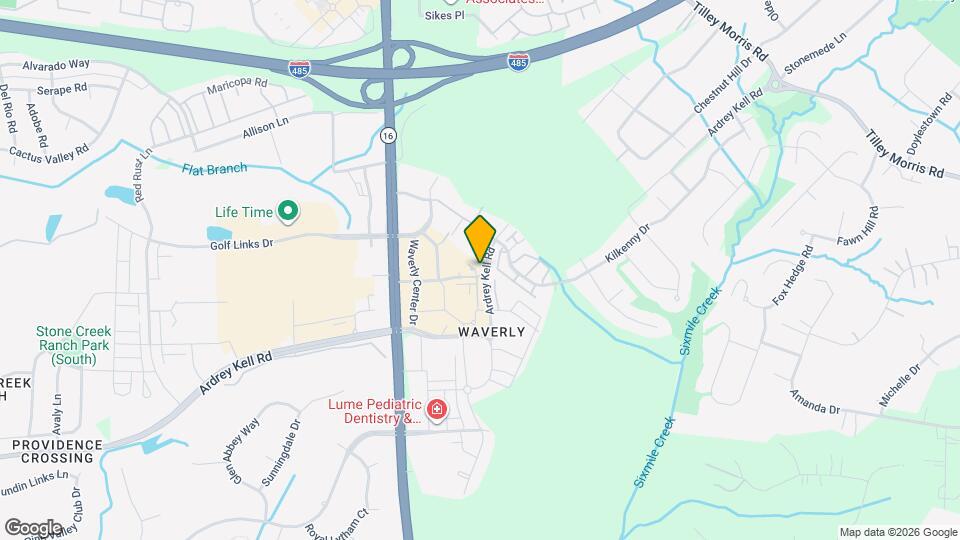 5862 Ardrey Kell Rd Map and Location Details