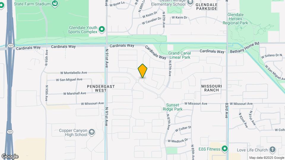 5654 N 88th Ln Map and Location Details