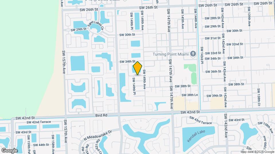 14942 SW 36th Terrace Map and Location Details