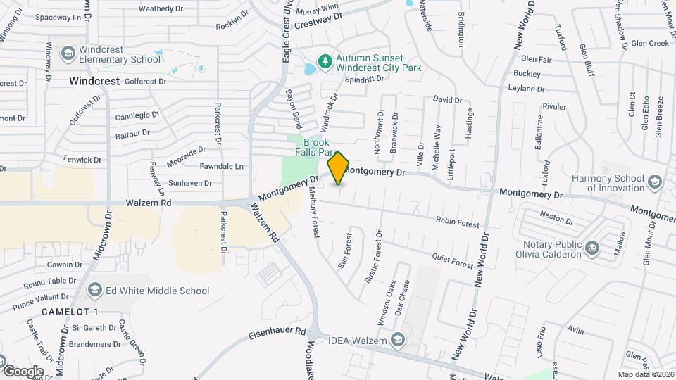 8111 Rain Forest Dr Map and Location Details