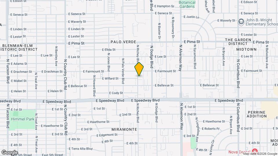 1302 N Richey Blvd Map and Location Details