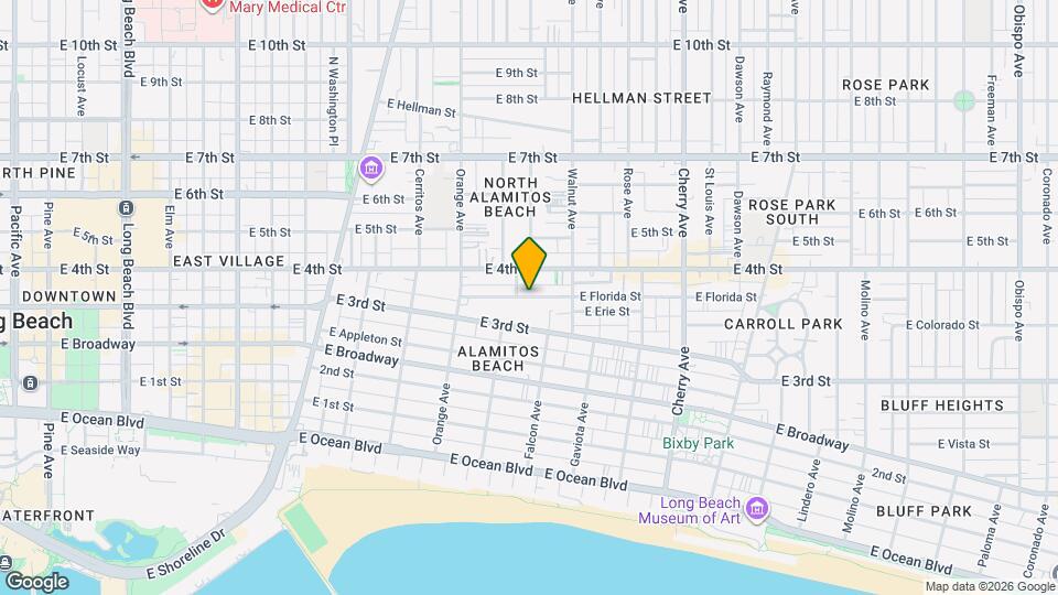 1428 E Florida St, Unit 2 fl. Map and Location Details