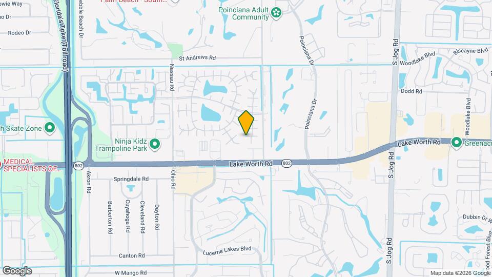 405 Bennington Ln Map and Location Details