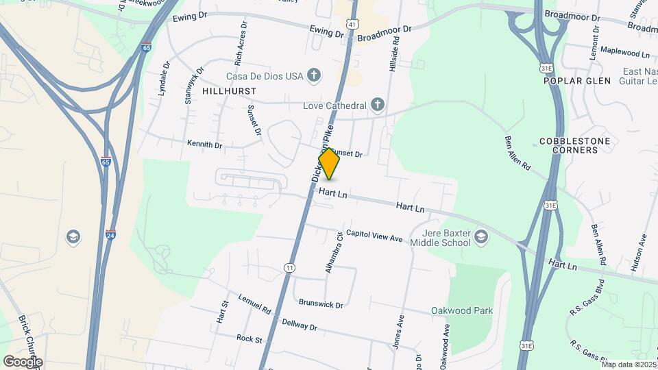 101 Hart Ln Map and Location Details