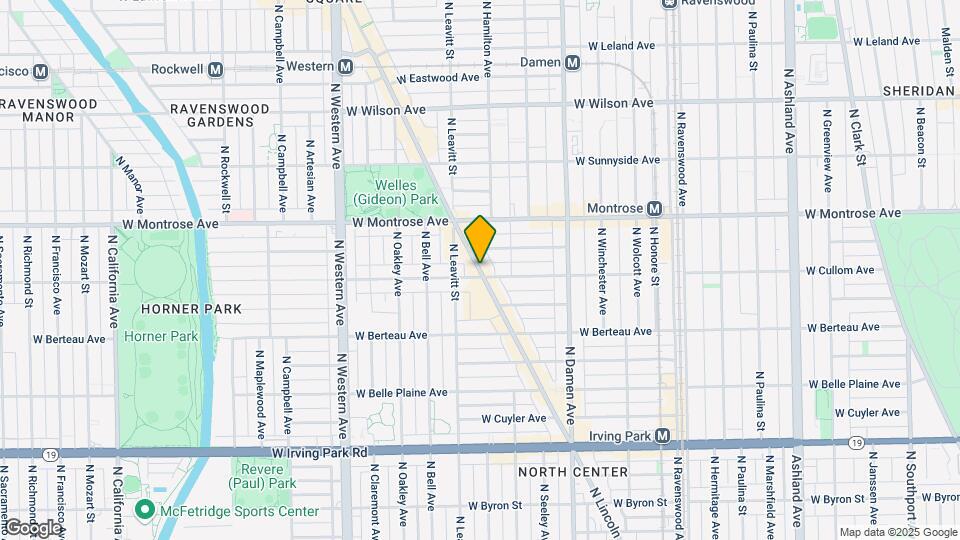 4307 N Lincoln Ave Map and Location Details