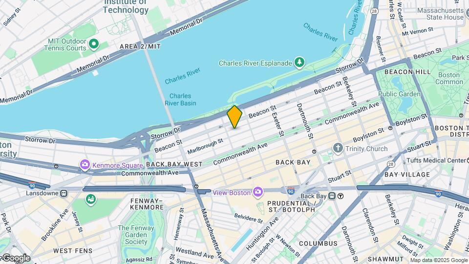 317 Marlborough St, Unit 9 Map and Location Details