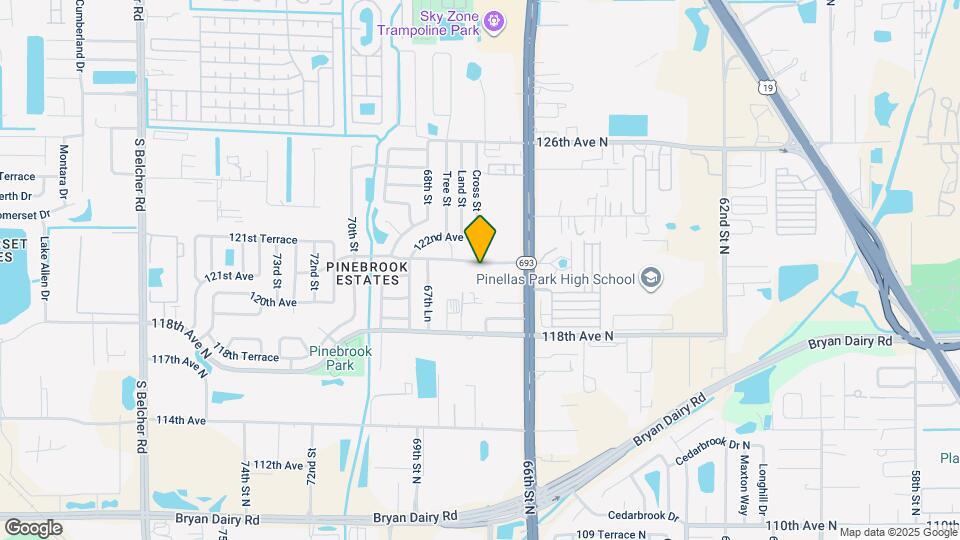 6710 121st Ave N Map and Location Details