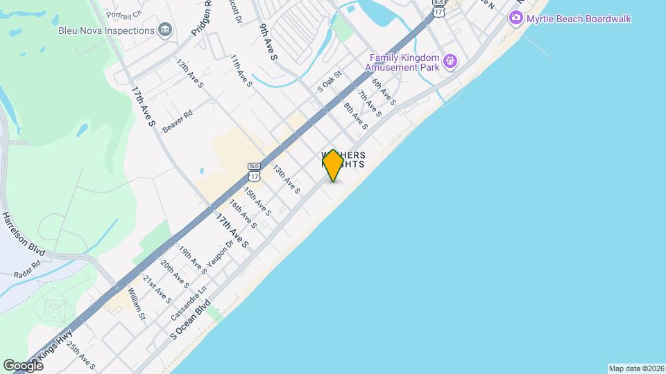 1105 S Ocean Blvd Map and Location Details